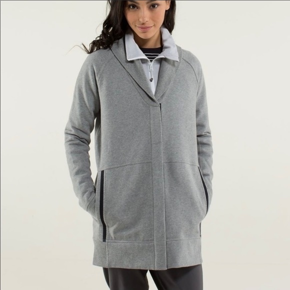 Lululemon Ying to my Yang Gray Jacket size 6 - Picture 6 of 8
